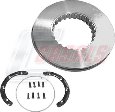 Casals 55351-V-K - Bremžu diski autodraugiem.lv