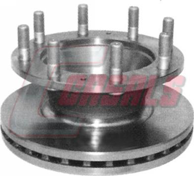 Casals 55367 - Bremžu diski autodraugiem.lv