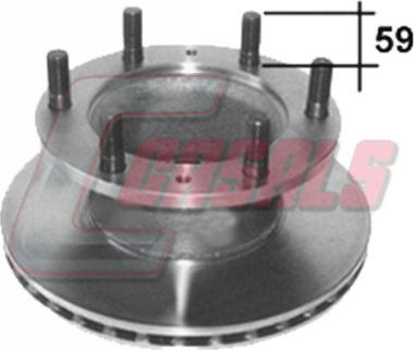 Casals 55300 - Bremžu diski autodraugiem.lv