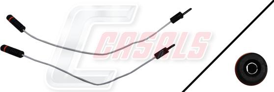 Casals 50004 - Indikators, Bremžu uzliku nodilums autodraugiem.lv