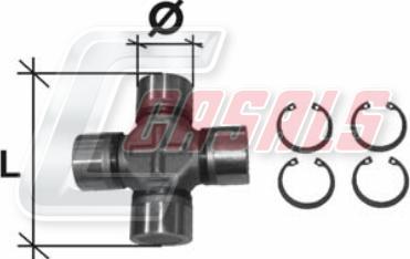 Casals CR22 - Šarnīrs, Garenvārpsta autodraugiem.lv