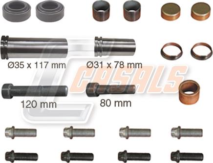Casals MD430 - Remkomplekts, Bremžu suports autodraugiem.lv
