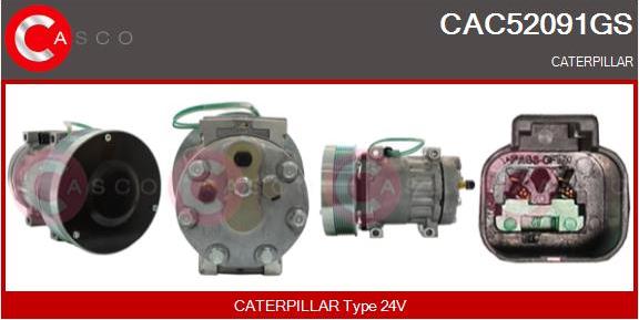 Casco CAC52091GS - Kompresors, Gaisa kond. sistēma autodraugiem.lv