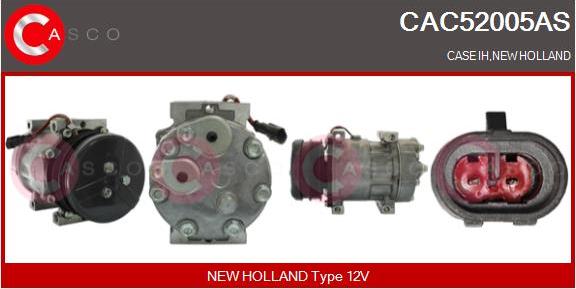 Casco CAC52005AS - Kompresors, Gaisa kond. sistēma autodraugiem.lv