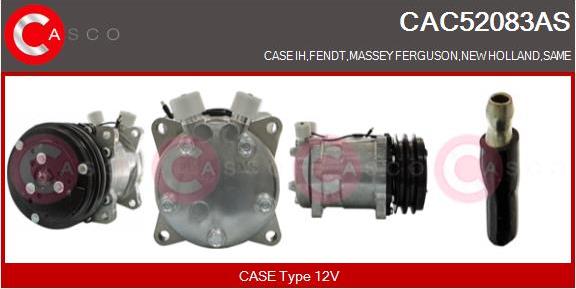 Casco CAC52083AS - Kompresors, Gaisa kond. sistēma autodraugiem.lv