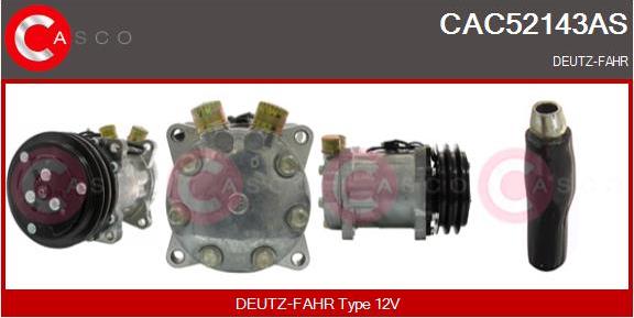 Casco CAC52143AS - Kompresors, Gaisa kond. sistēma autodraugiem.lv