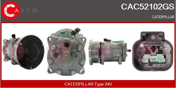 Casco CAC52102GS - Kompresors, Gaisa kond. sistēma autodraugiem.lv