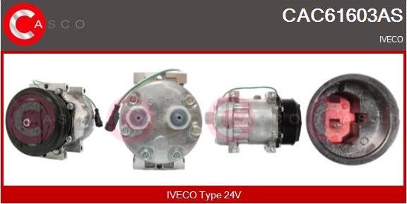 Casco CAC61603AS - Kompresors, Gaisa kond. sistēma autodraugiem.lv