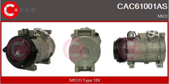 Casco CAC61001AS - Kompresors, Gaisa kond. sistēma autodraugiem.lv