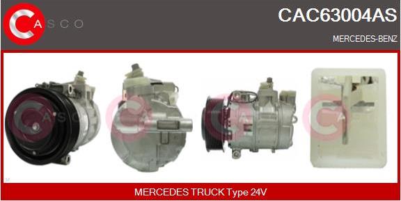 Casco CAC63004AS - Kompresors, Gaisa kond. sistēma autodraugiem.lv