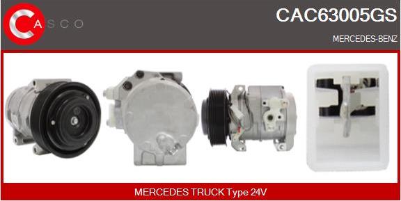 Casco CAC63005GS - Kompresors, Gaisa kond. sistēma autodraugiem.lv