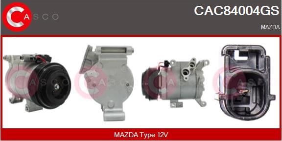 Casco CAC84004GS - Kompresors, Gaisa kond. sistēma autodraugiem.lv
