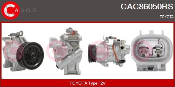 Casco CAC86050RS - Kompresors, Gaisa kond. sistēma autodraugiem.lv