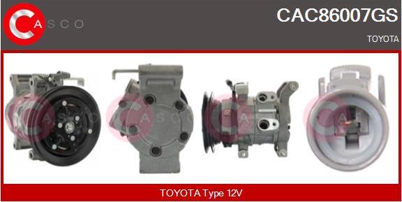 Casco CAC86007GS - Kompresors, Gaisa kond. sistēma autodraugiem.lv