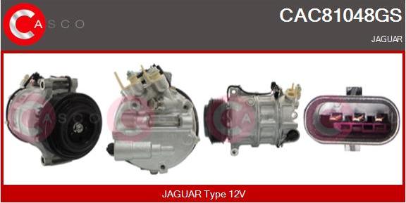 Casco CAC81048GS - Kompresors, Gaisa kond. sistēma autodraugiem.lv