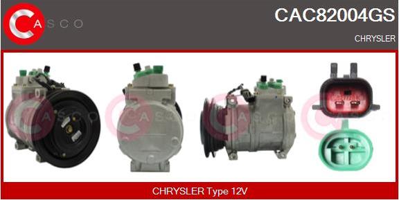 Casco CAC82004GS - Kompresors, Gaisa kond. sistēma autodraugiem.lv