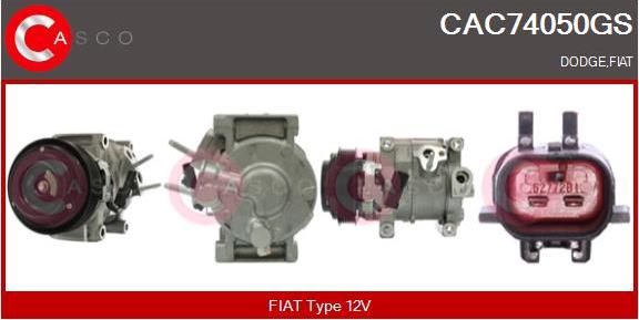 Casco CAC74050GS - Kompresors, Gaisa kond. sistēma autodraugiem.lv