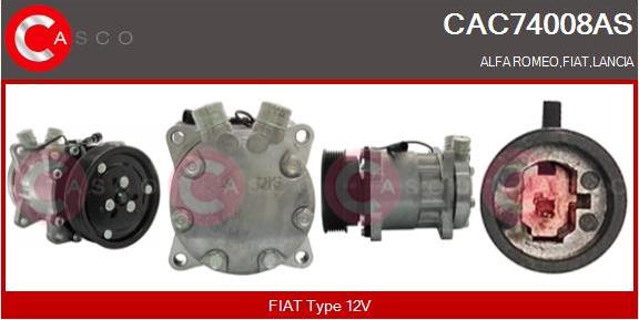 Casco CAC74008AS - Kompresors, Gaisa kond. sistēma autodraugiem.lv