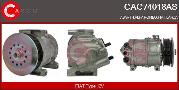 Casco CAC74018AS - Kompresors, Gaisa kond. sistēma autodraugiem.lv