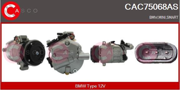 Casco CAC75068AS - Kompresors, Gaisa kond. sistēma autodraugiem.lv
