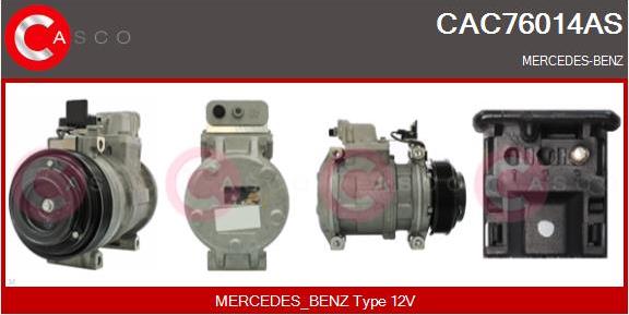 Casco CAC76014AS - Kompresors, Gaisa kond. sistēma autodraugiem.lv