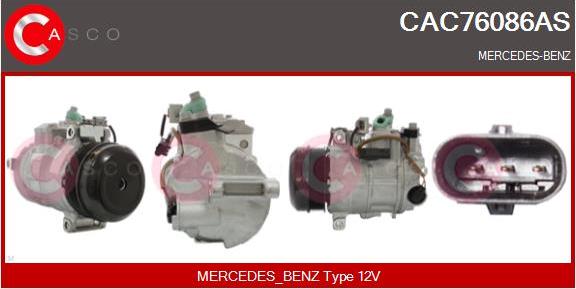 Casco CAC76086AS - Kompresors, Gaisa kond. sistēma autodraugiem.lv