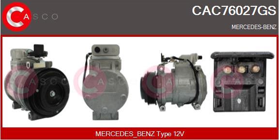 Casco CAC76027GS - Kompresors, Gaisa kond. sistēma autodraugiem.lv
