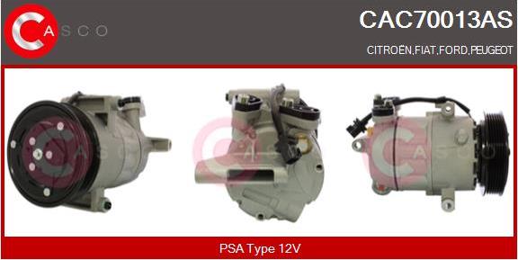 Casco CAC70013AS - Kompresors, Gaisa kond. sistēma autodraugiem.lv