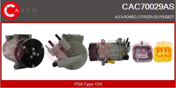 Casco CAC70029AS - Kompresors, Gaisa kond. sistēma autodraugiem.lv