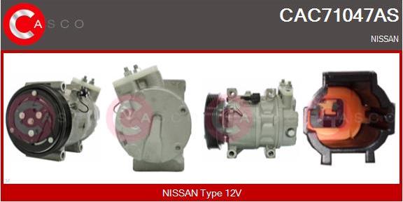 Casco CAC71047AS - Kompresors, Gaisa kond. sistēma autodraugiem.lv