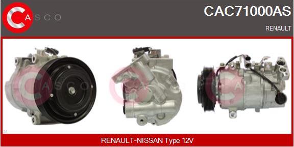 Casco CAC71000AS - Kompresors, Gaisa kond. sistēma autodraugiem.lv