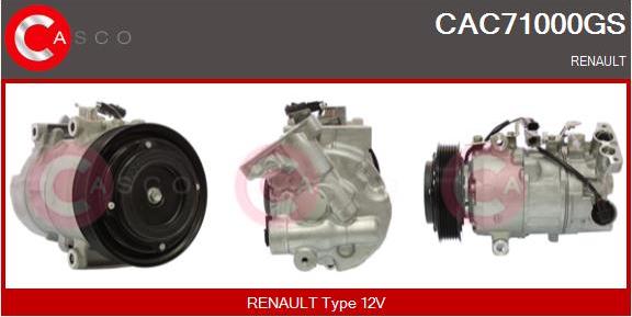 Casco CAC71000GS - Kompresors, Gaisa kond. sistēma autodraugiem.lv
