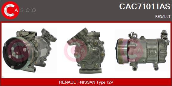 Casco CAC71011AS - Kompresors, Gaisa kond. sistēma autodraugiem.lv