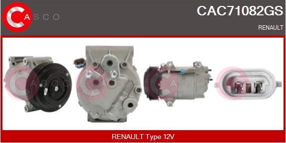 Casco CAC71082GS - Kompresors, Gaisa kond. sistēma autodraugiem.lv