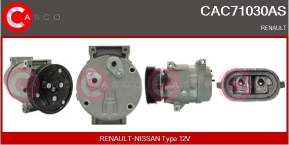 Casco CAC71030AS - Kompresors, Gaisa kond. sistēma autodraugiem.lv