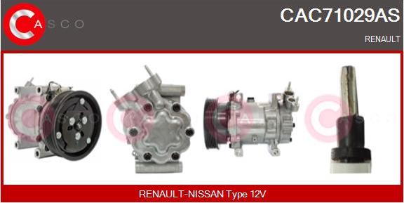 Casco CAC71029AS - Kompresors, Gaisa kond. sistēma autodraugiem.lv