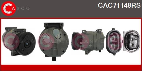 Casco CAC71148RS - Kompresors, Gaisa kond. sistēma autodraugiem.lv