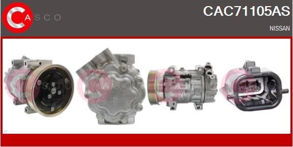 Casco CAC71105AS - Kompresors, Gaisa kond. sistēma autodraugiem.lv