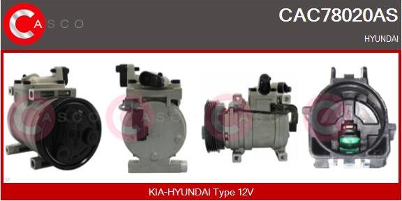 Casco CAC78020AS - Kompresors, Gaisa kond. sistēma autodraugiem.lv