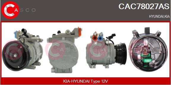 Casco CAC78027AS - Kompresors, Gaisa kond. sistēma autodraugiem.lv