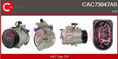 Casco CAC73047AS - Kompresors, Gaisa kond. sistēma autodraugiem.lv