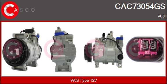 Casco CAC73054GS - Kompresors, Gaisa kond. sistēma autodraugiem.lv