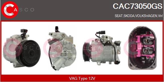 Casco CAC73050GS - Kompresors, Gaisa kond. sistēma autodraugiem.lv