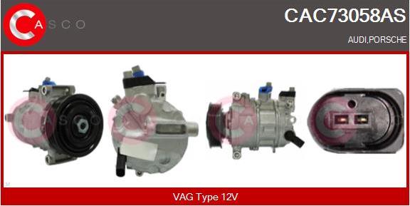 Casco CAC73058AS - Kompresors, Gaisa kond. sistēma autodraugiem.lv