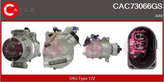 Casco CAC73066GS - Kompresors, Gaisa kond. sistēma autodraugiem.lv