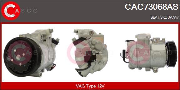 Casco CAC73068AS - Kompresors, Gaisa kond. sistēma autodraugiem.lv