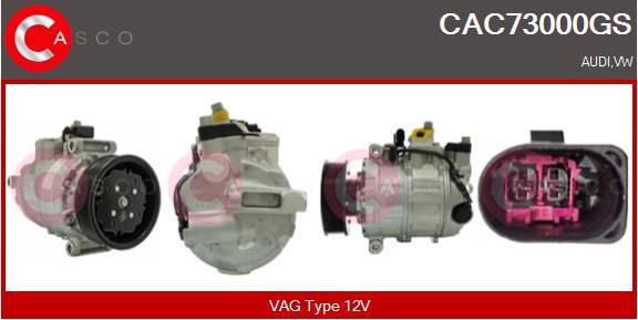 Casco CAC73000GS - Kompresors, Gaisa kond. sistēma autodraugiem.lv