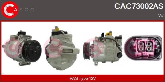 Casco CAC73002AS - Kompresors, Gaisa kond. sistēma autodraugiem.lv