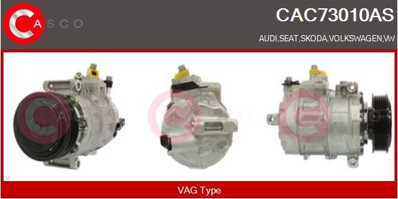 Casco CAC73010AS - Kompresors, Gaisa kond. sistēma autodraugiem.lv