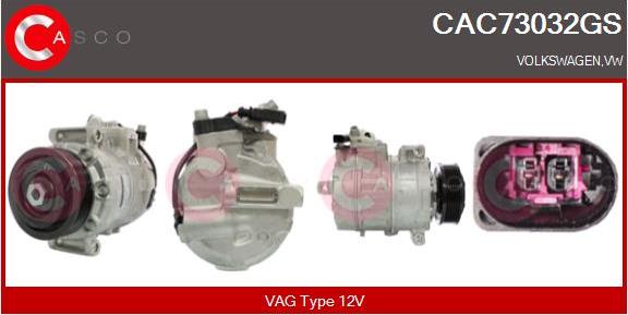 Casco CAC73032GS - Kompresors, Gaisa kond. sistēma autodraugiem.lv
